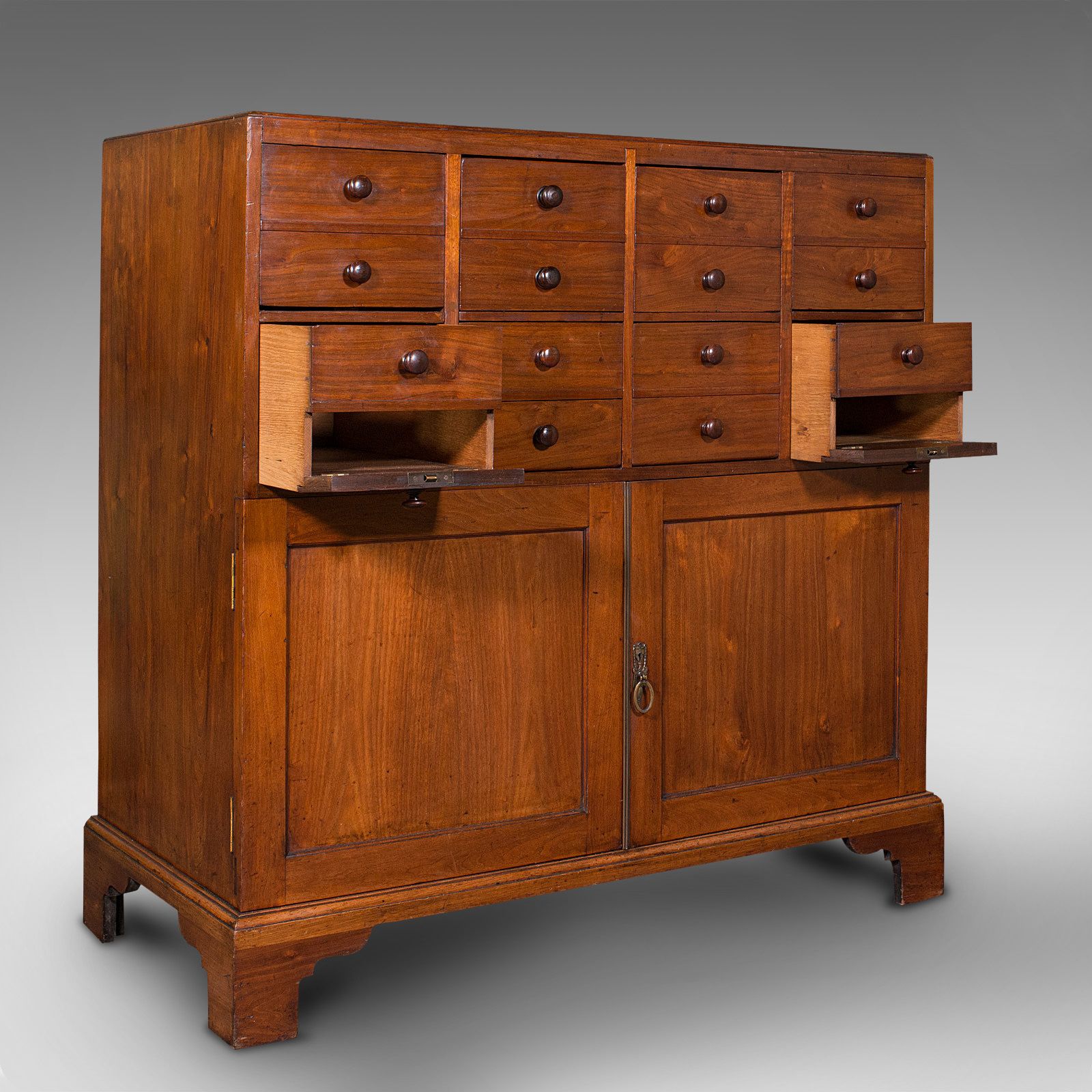 Antique Butler's Cabinet, English, Walnut, Estate, Chest Of Drawers, C.1850 photo furniture