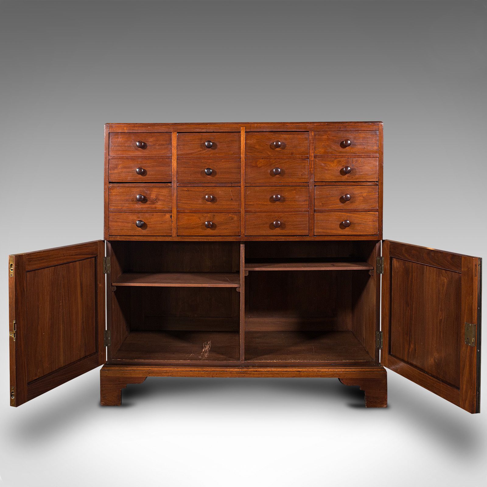 Antique Butler's Cabinet, English, Walnut, Estate, Chest Of Drawers, C.1850 photo 3850.0
