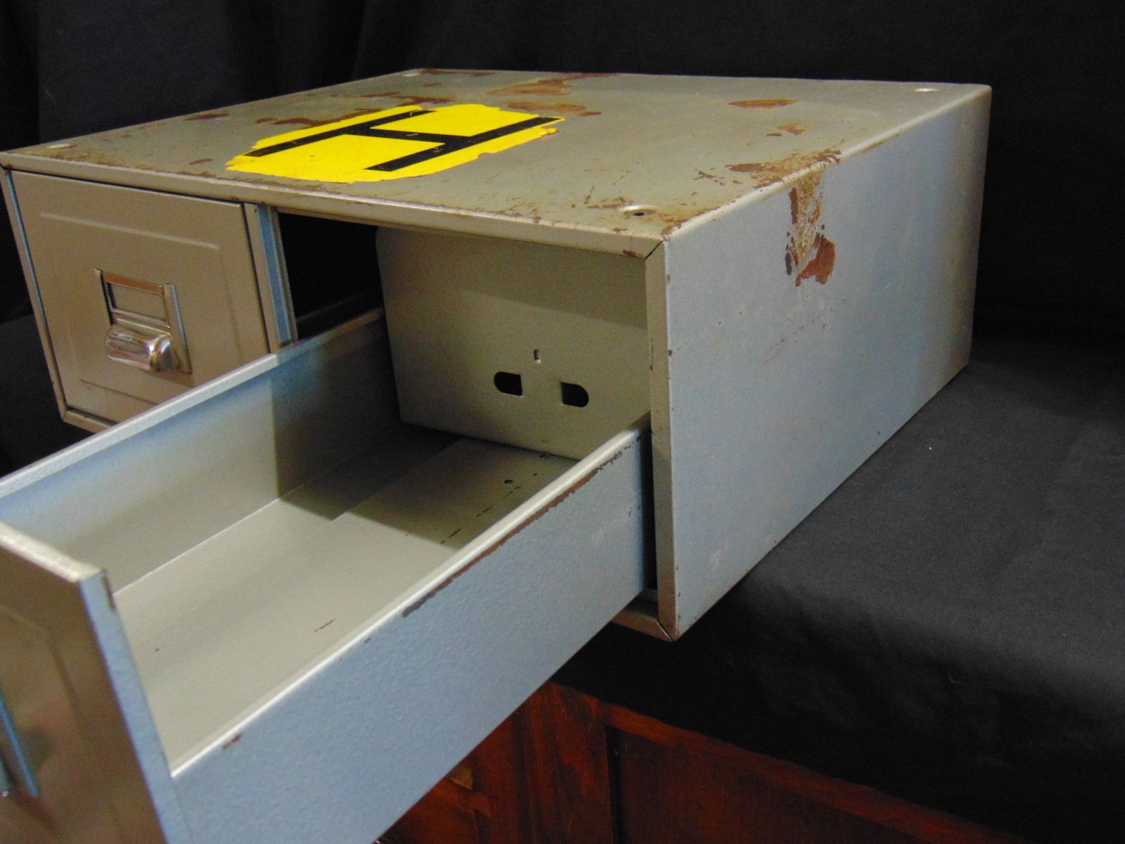 Industrial Bank Of 2 Index Card Filing Drawer photo buy