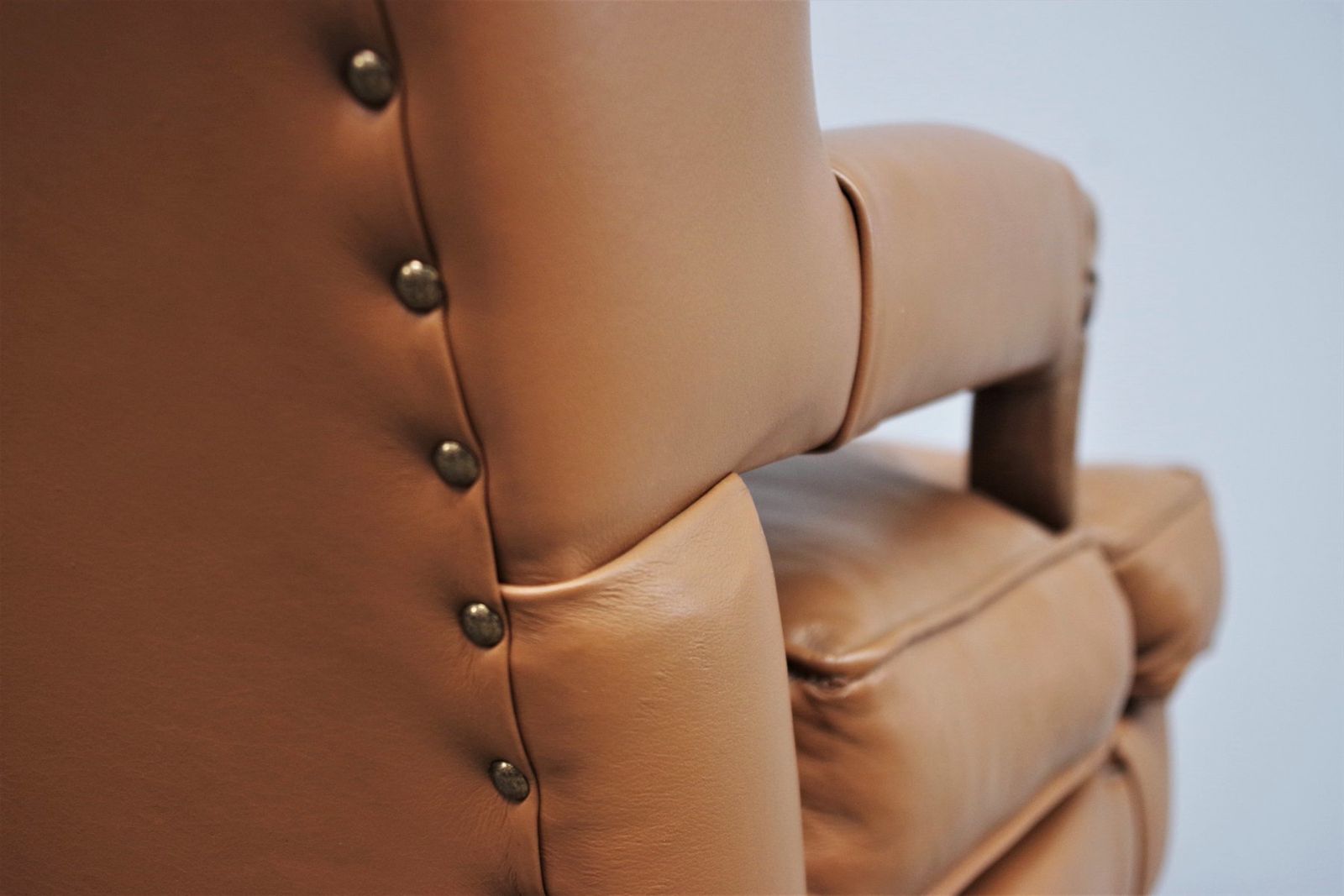 photo for sale Leather Office Reclining And Height Adjustable Chair From Fior, 1980s