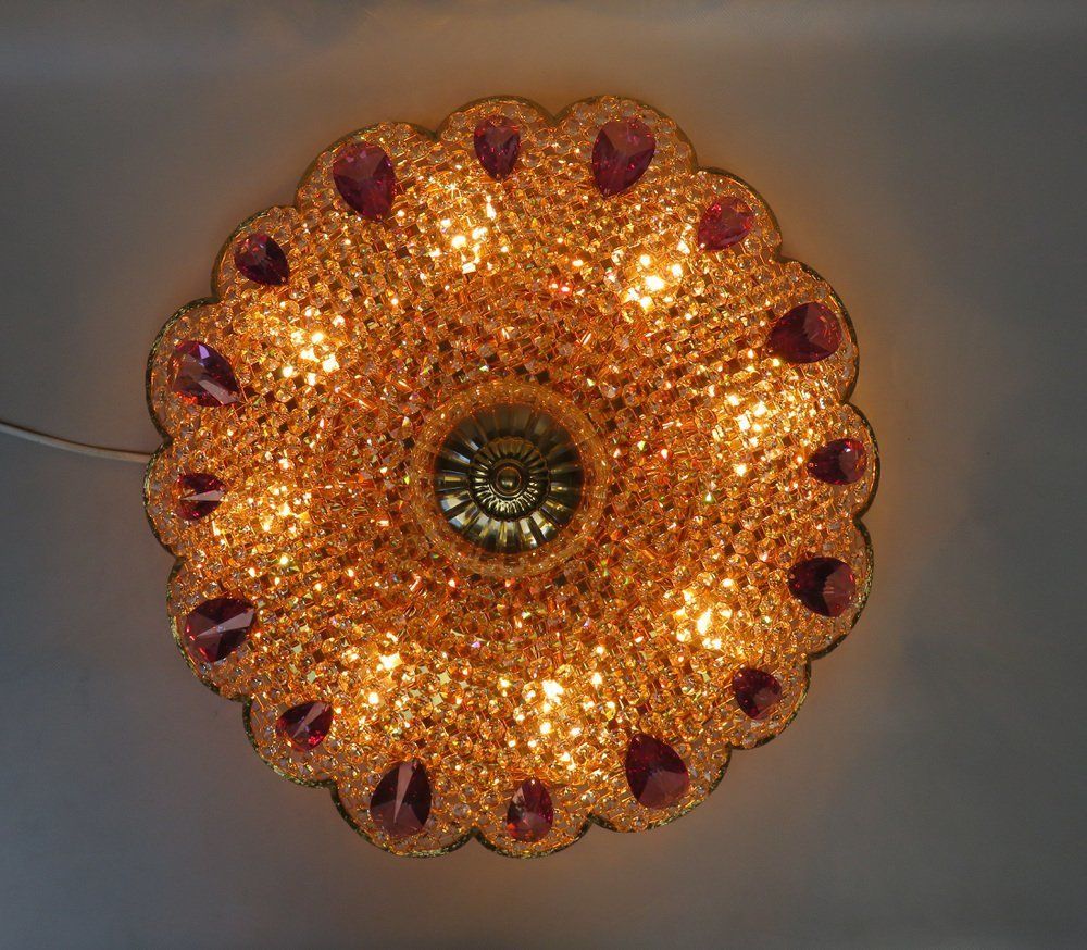 photo furniture Large Ceiling Light From Palwa, 1970s