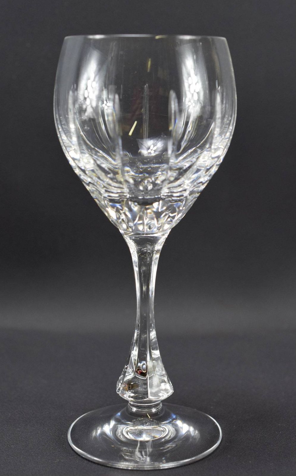 Vintage Baccarat Crystal Set Of 5 Wine Glasses photo 394.0