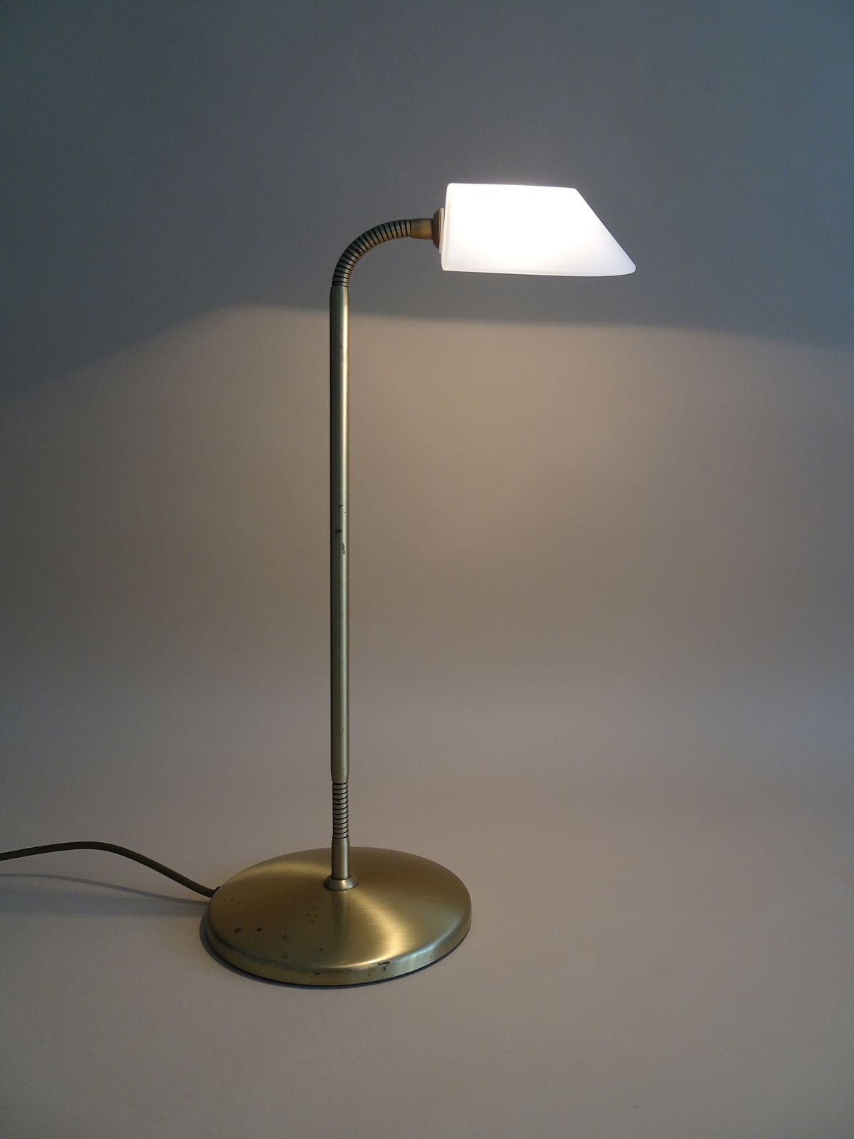 Table Lamp By Bankamp Leuchten Made Of Brass And Frosted Glass photo furniture