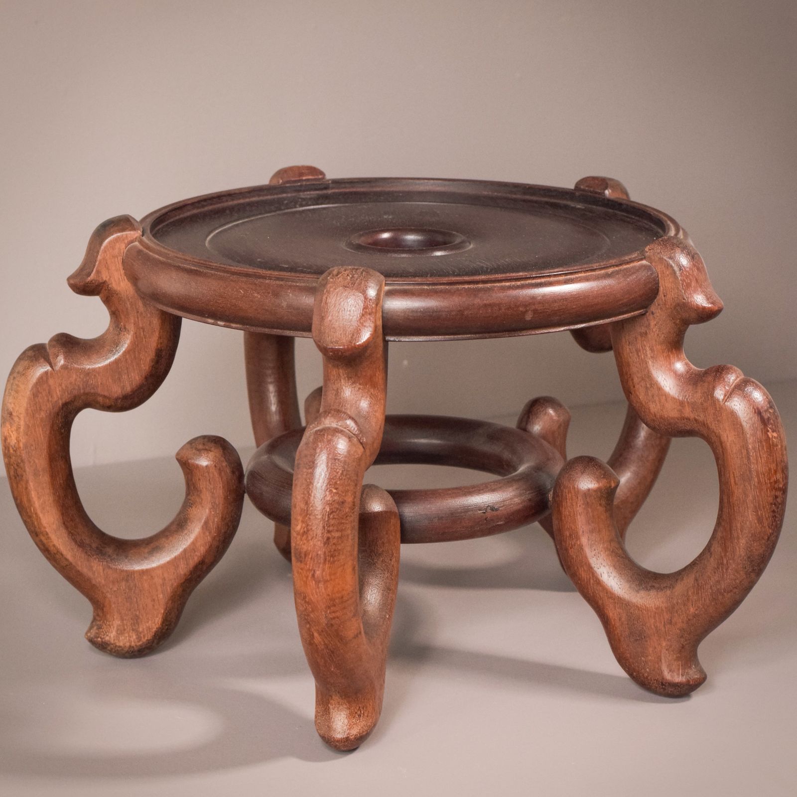Large Chinese Wooden Stand photo for sale