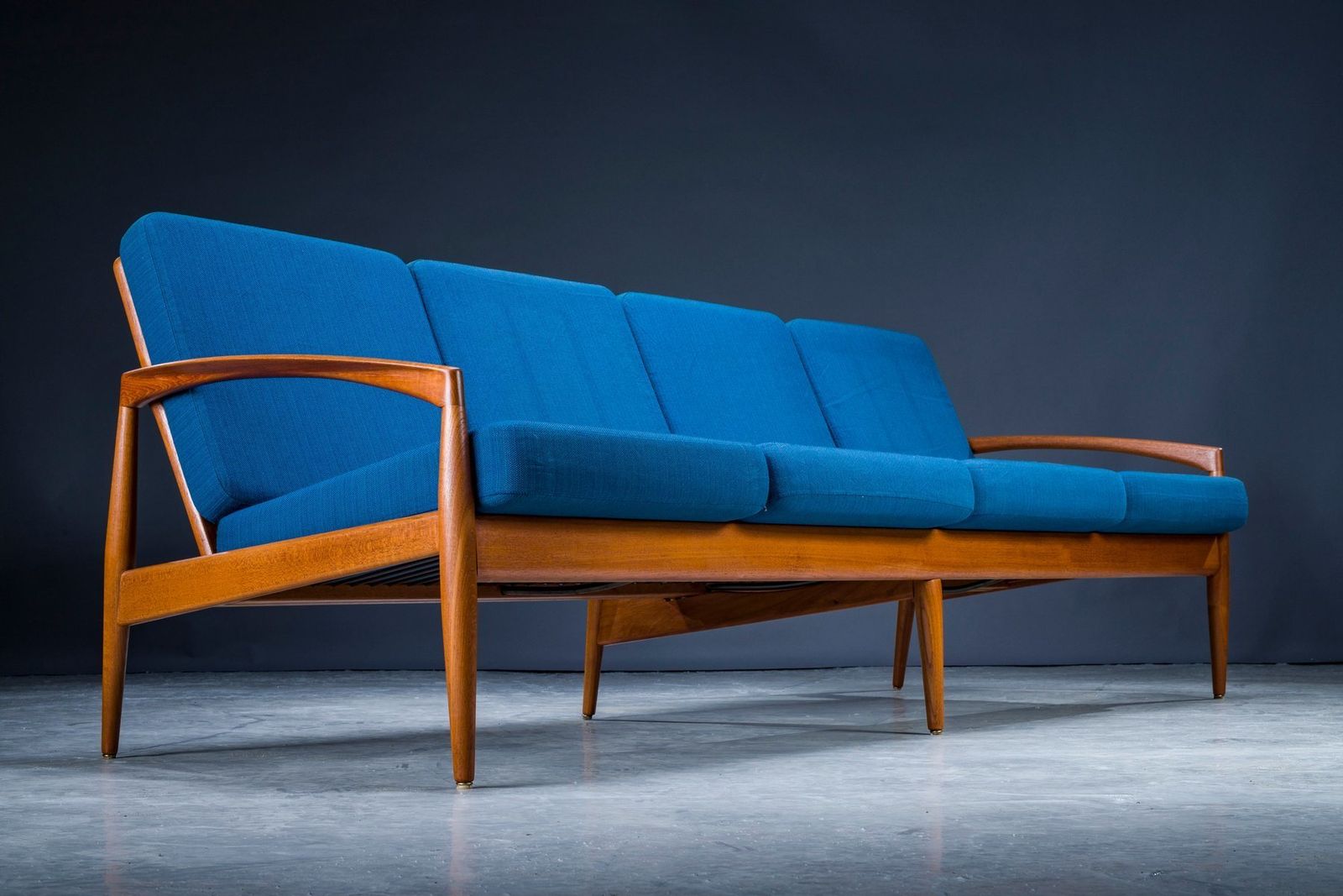 Model 121 Paper Knife Easy Chair And Sofa By Kai Kristiansen For Magnus Olesen, 1960s, photo vinterior