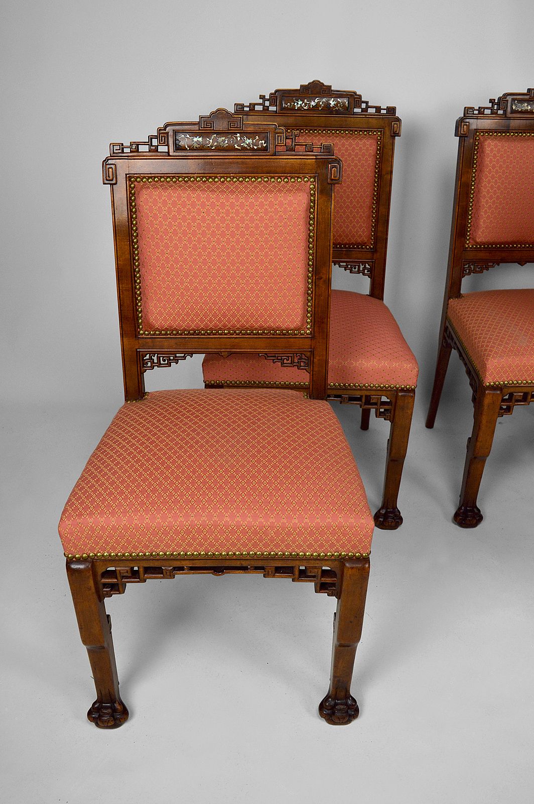 3500.0 Japanese Style Chairs Attributed To Gabriel Viardot, France, Circa 1880, Set Of 4 photo