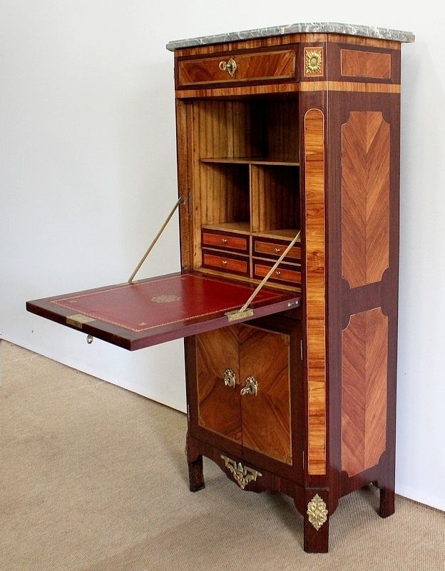 Small Secretary In Precious Wood, Louis XVI, 18th Century photo 6386.0