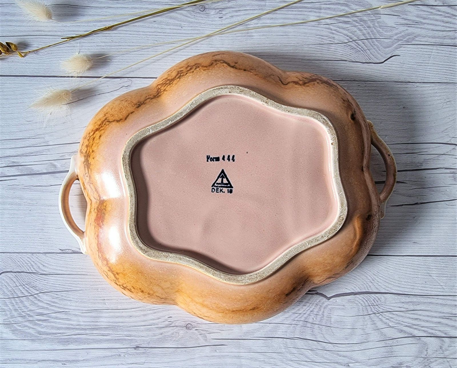 Home Decor 1930s Carstens Uffrecht, Art Deco Bauhaus Stylised Flow Glaze Dish Att. Hildegard Delius, Rare Regular Price£88.00 photo