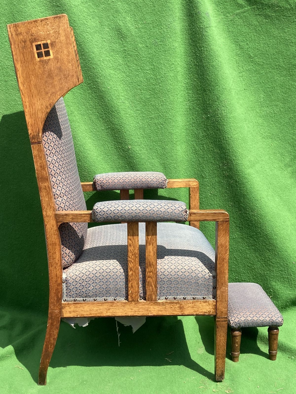 Art Nouveau Or Arts And Crafts Wingback Chair Attributed To Gustave Serrurier Bovy photo vinterior