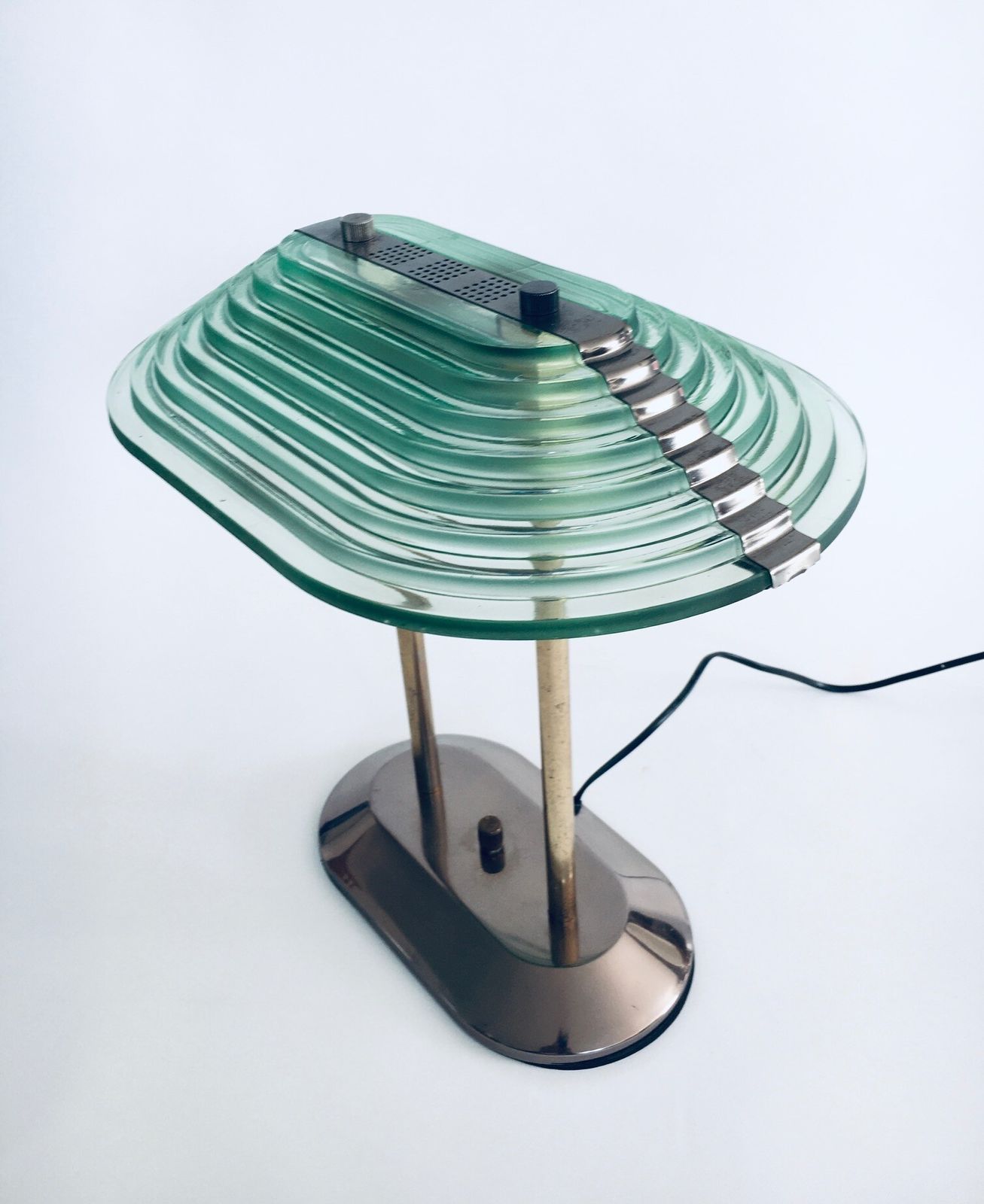 Memphis Style Era Architectural Design Desk Lamp, 1980's photo buy
