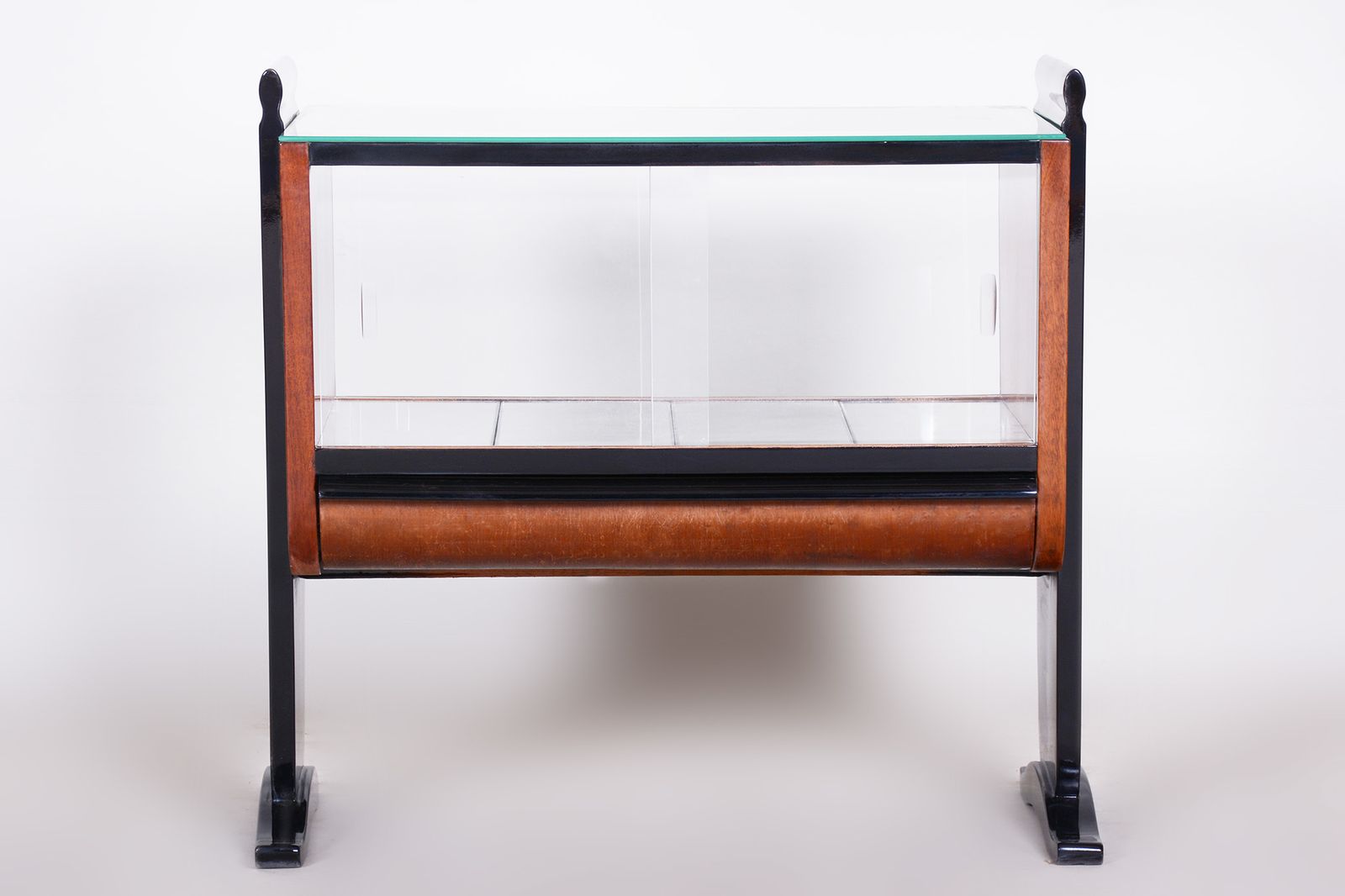 Halabala Designed Small Table Made By Up Závody In Czechia, 1930s. Restored To High Gloss photo 1200.0
