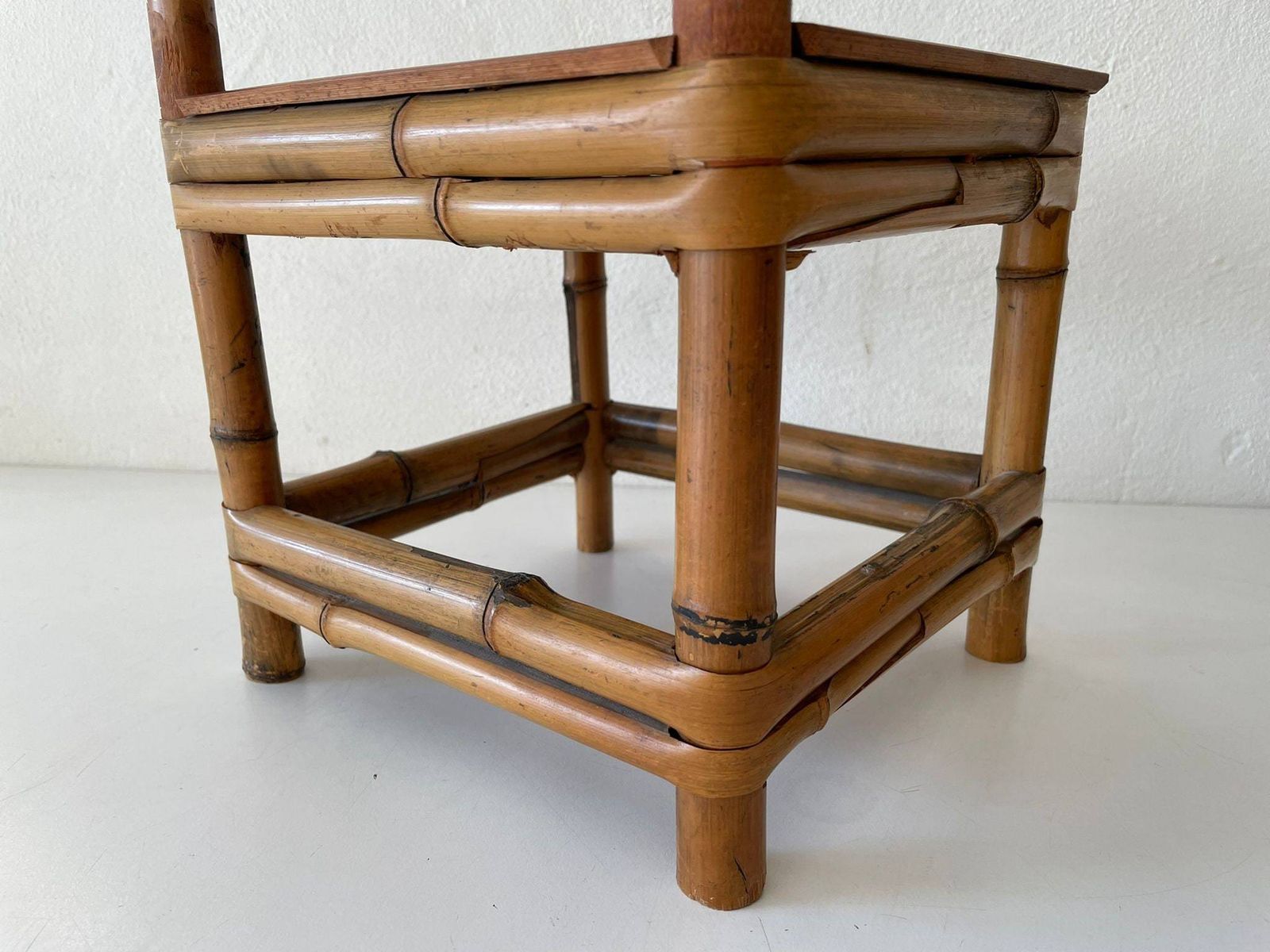 Pair Of Bamboo Kids' Chairs, 1960s photo vinterior