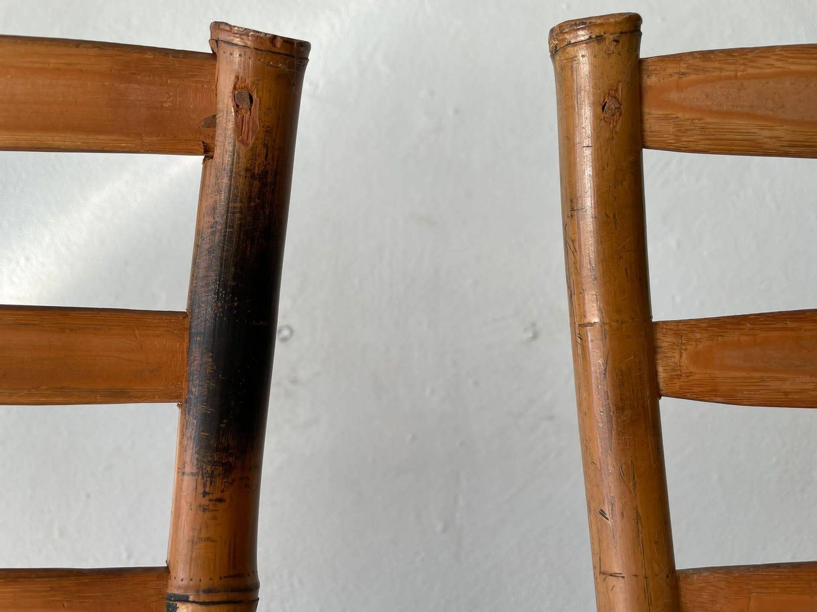 photo furniture Pair Of Bamboo Kids' Chairs, 1960s