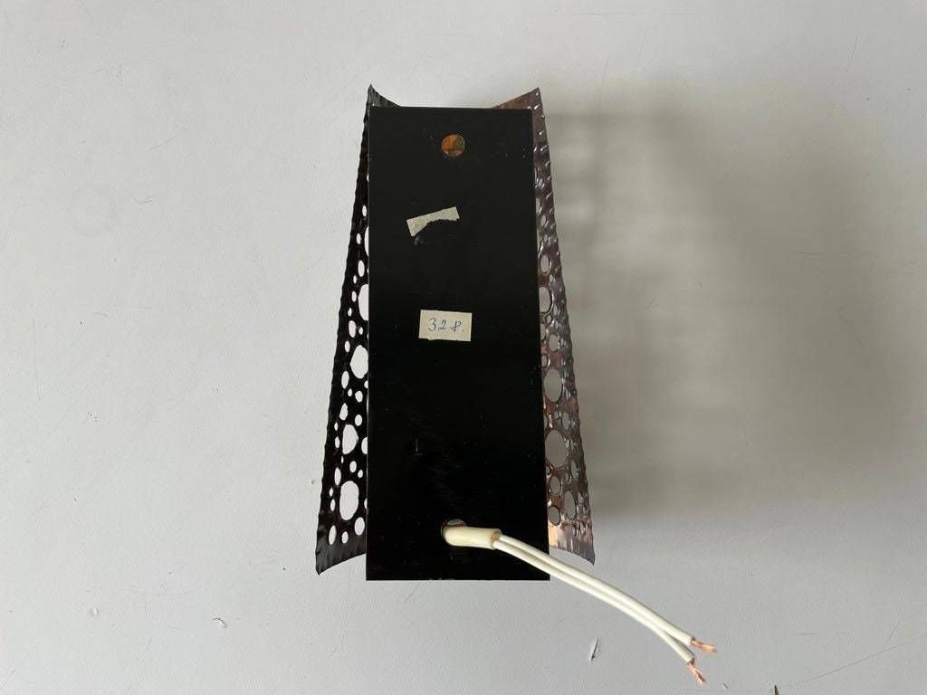 photo for sale Copper Colour Handcrafted Metal Single Sconce, 1950s
