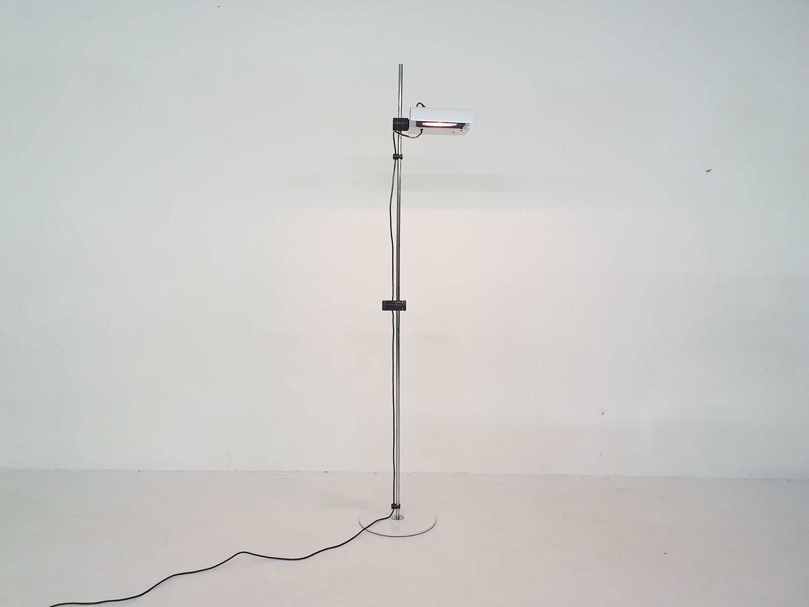 White Metal Design Floor Lamp By Joe Colombo, Italy 1980's photo furniture