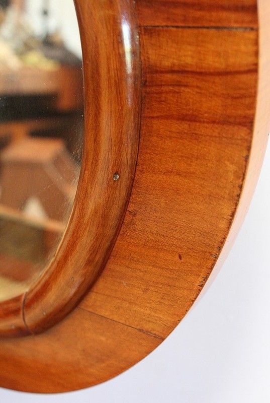 photo vinterior Small Kidney Dressing Table And Its Cherrywood Armchair   1950s