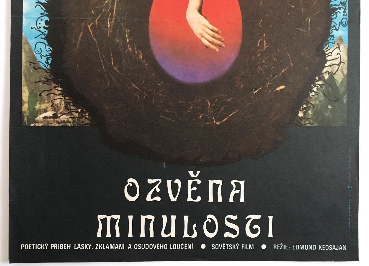 Original Film Poster, The Canyon Of Deserted Tales, Petr Vápeník, 1975, Genuine Czech Vintage Print photo furniture