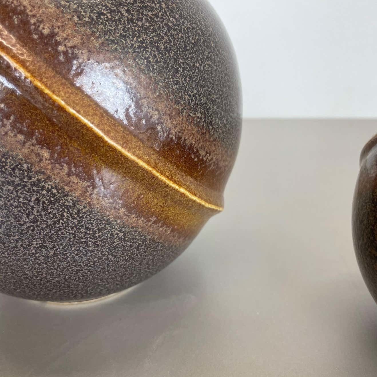 photo for sale Set Of 2 Rare Ceramic Pottery "Orion" Vases By Dümler And