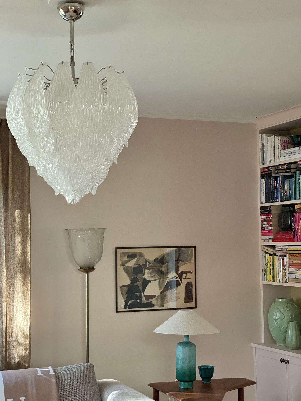 Murano Glass Chandelier ‘Bulb photo vintage