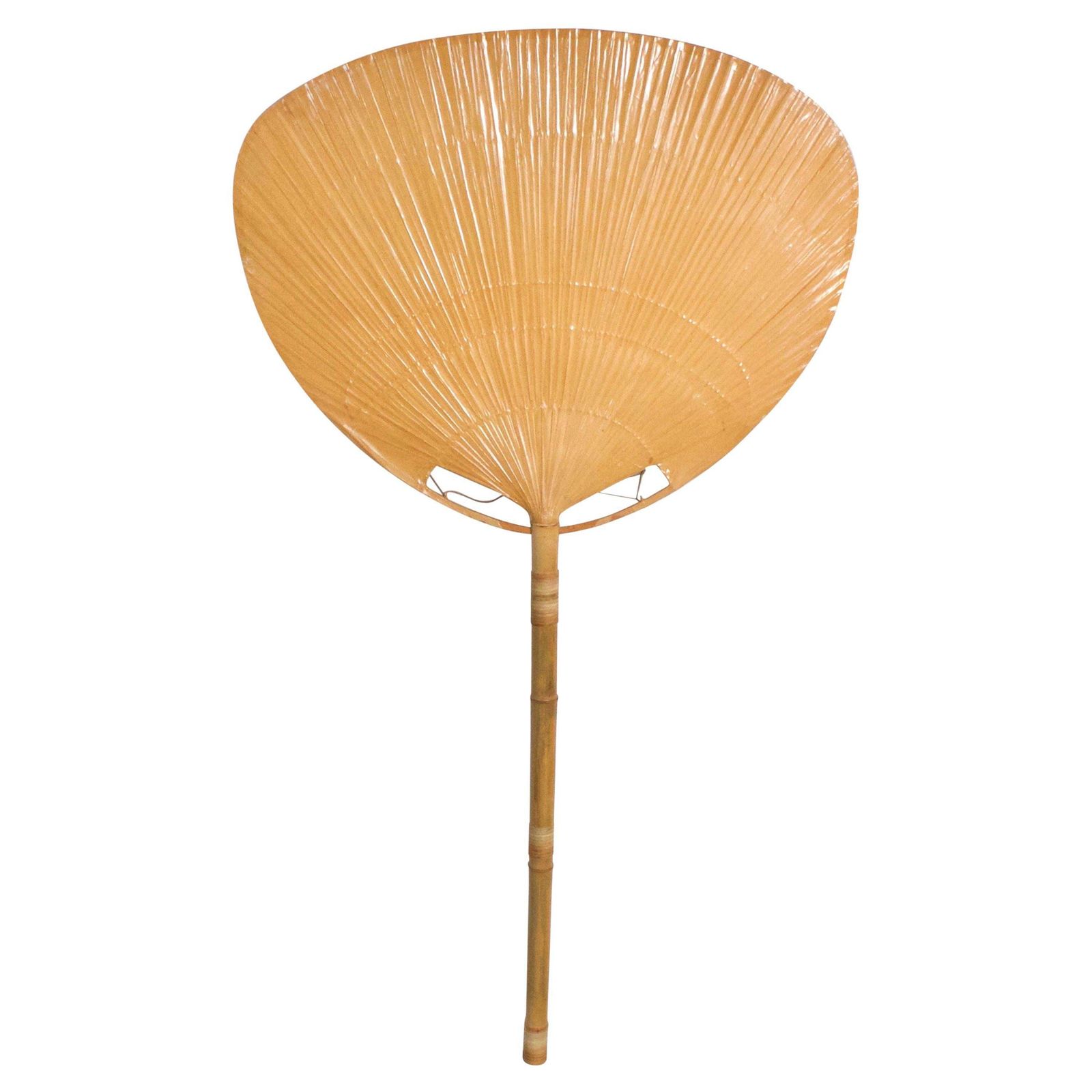 Very Large ‘Uchiwa’ Floor Lamp By Ingo Maurer For M Design, 1977