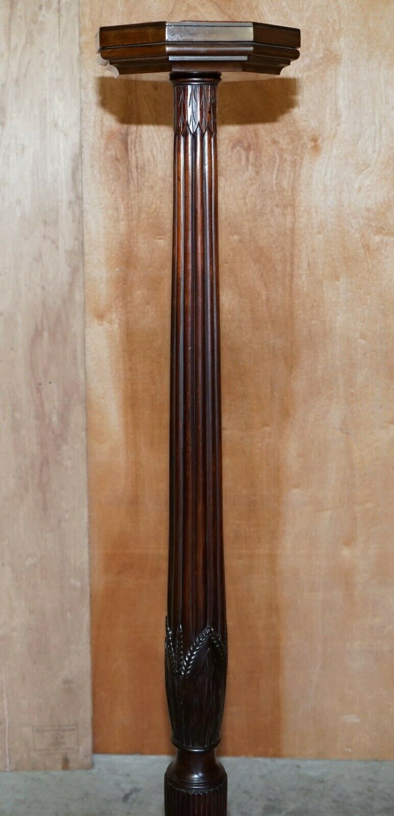 Stunning Antique Victorian Mahogany Hand Carved Jardiniere Plant Stand Pedestal photo Furniture