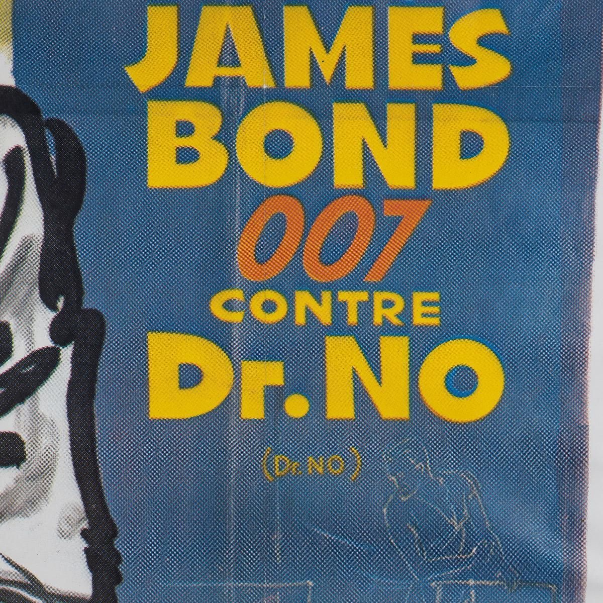 photo furniture Original French Grande Re Release James Bond 007 DR. No Poster C.1980s