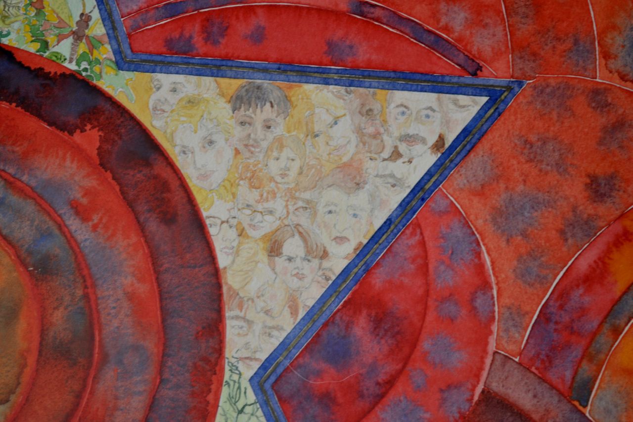 Kate Mckennan "Emergence" 20th Century Mixed Media photo Art