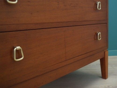 Furniture Mahogany Chest Of Drawers, Danish Design, 1970s. photo