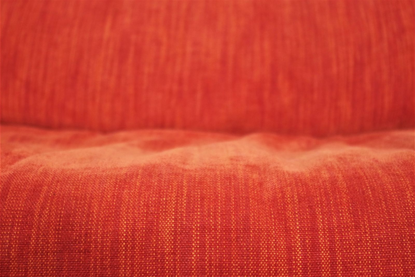 photo buy White Lacquered Modular Sofa With Orange Fabric, Set Of 17