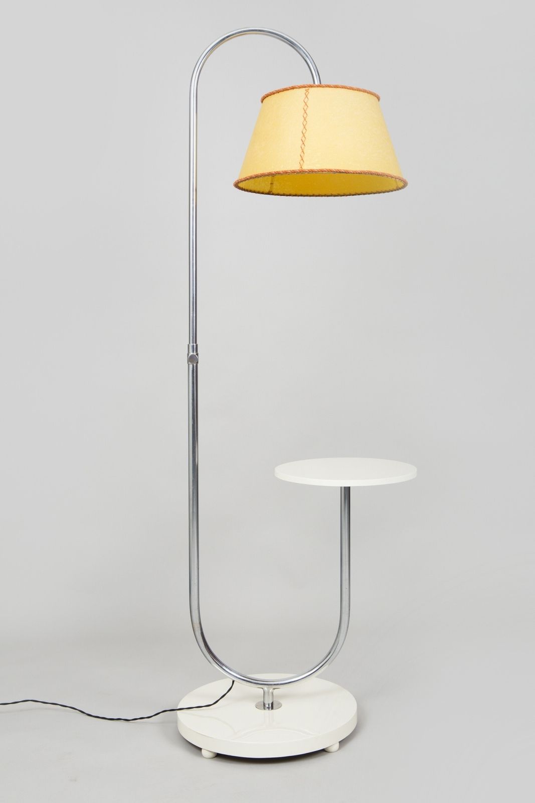 Unique Functionalism Floor Lamp From Czechoslovakia, Jindrich Halabala
