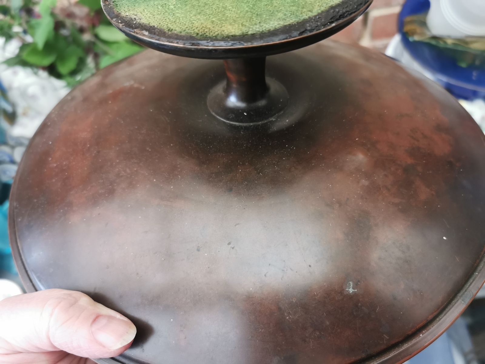 photo for sale Art Union Of London Antique Bronze Engraved Tazza Or Comport