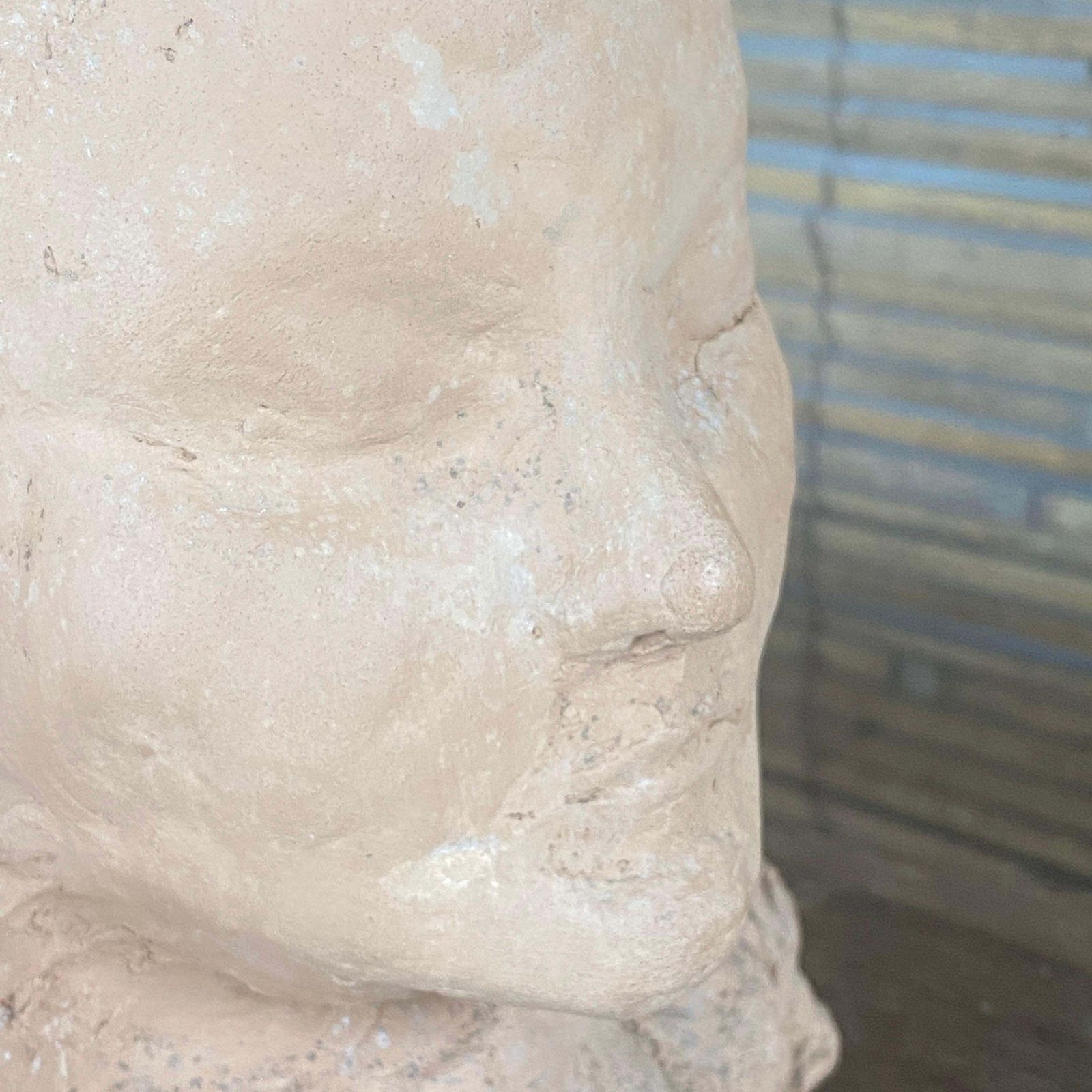 photo furniture Sculpture In Terracotta, France XX Century, Representing Women Head