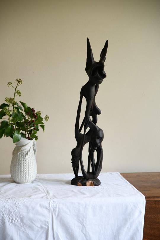 Large Makonde Sculpture, 1950s photo for sale