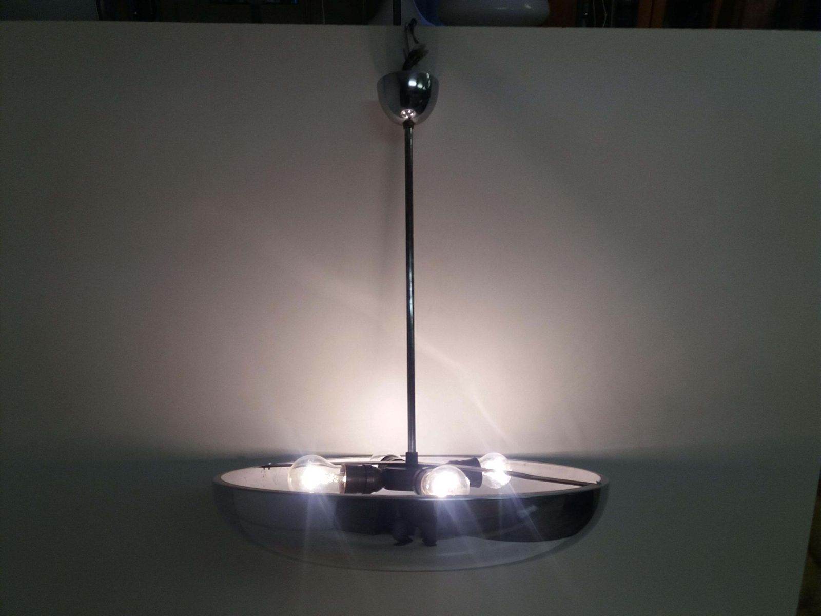 photo furniture 1950 Josef Hůrka Ufo Napako Chandelier For Napako Czechoslovakia