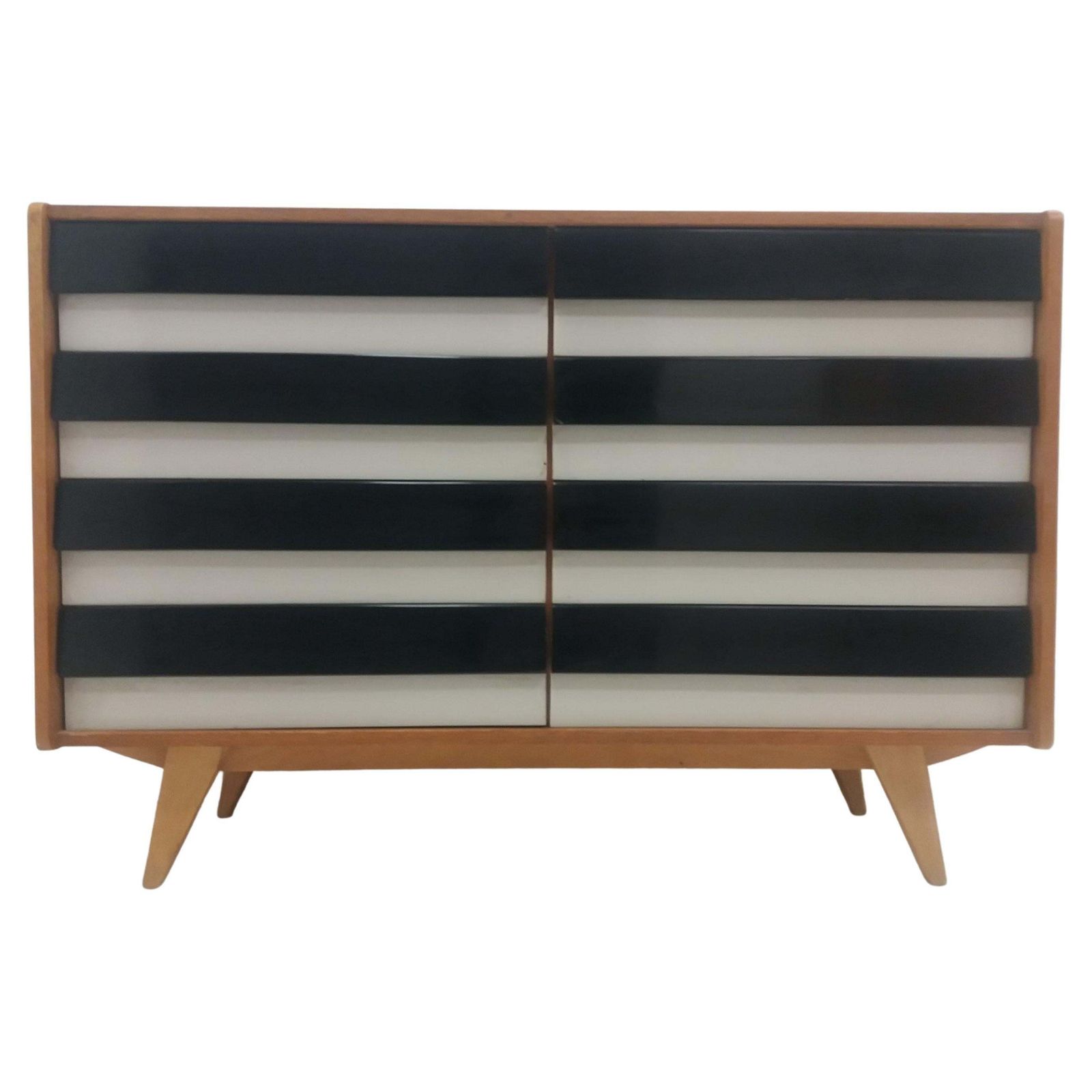 photo vinterior 1960 Jiří Jiroutek Retro Chest Of Drawers Jiroutek Czechoslovakia