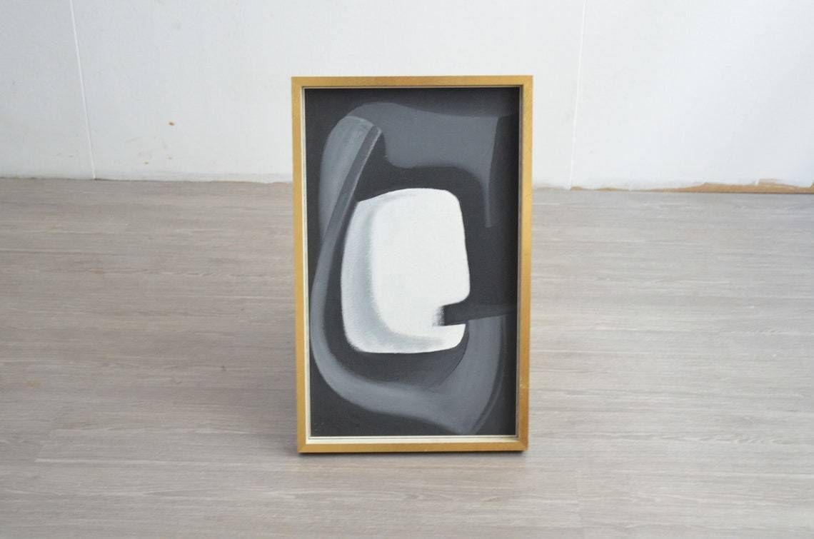 Abstract Monochrome Painting, 1960s photo furniture