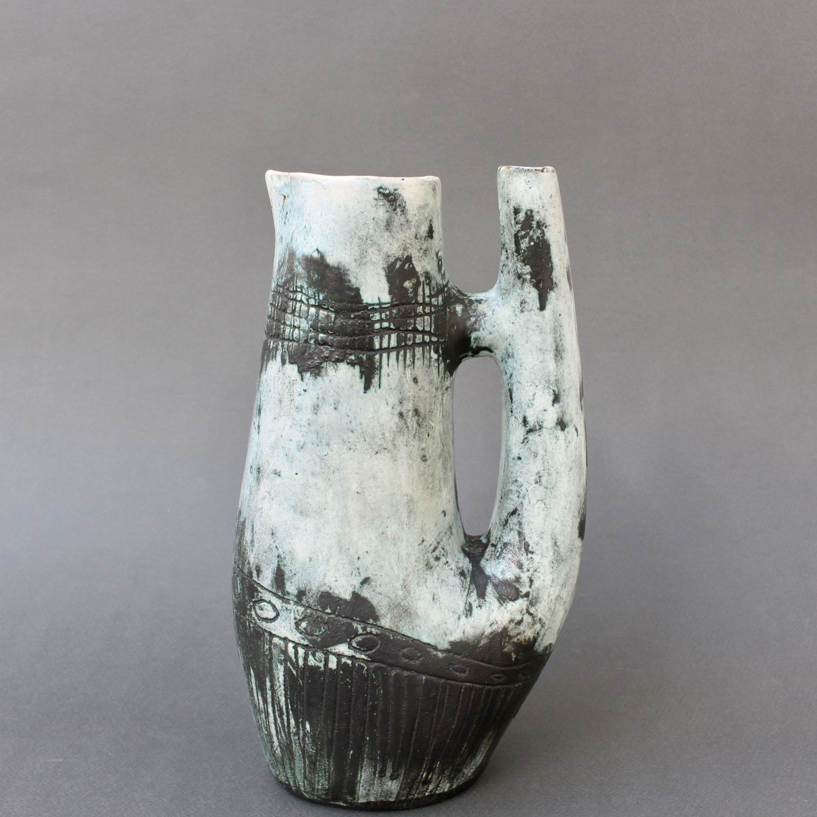 Mid Century French Ceramic Vase By Jacques Blin (Circa 1950s)