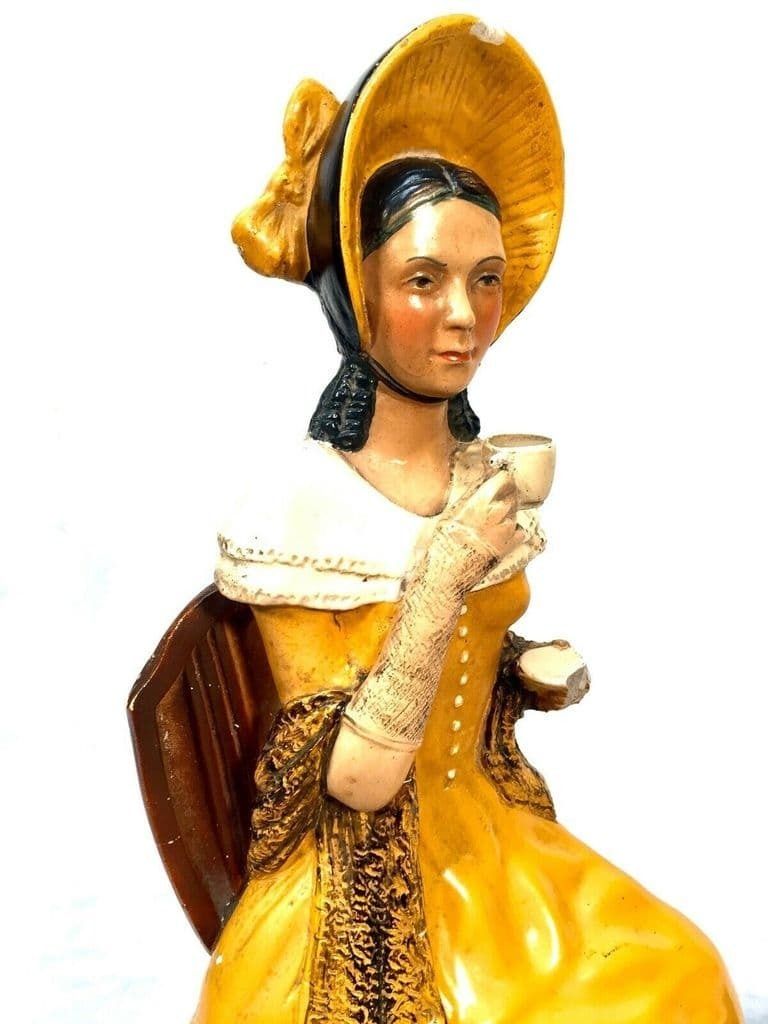 Antique Advertising   Hornimans Tea Shop Display Sign / Mannequin & Tin / Rare photo vinterior
