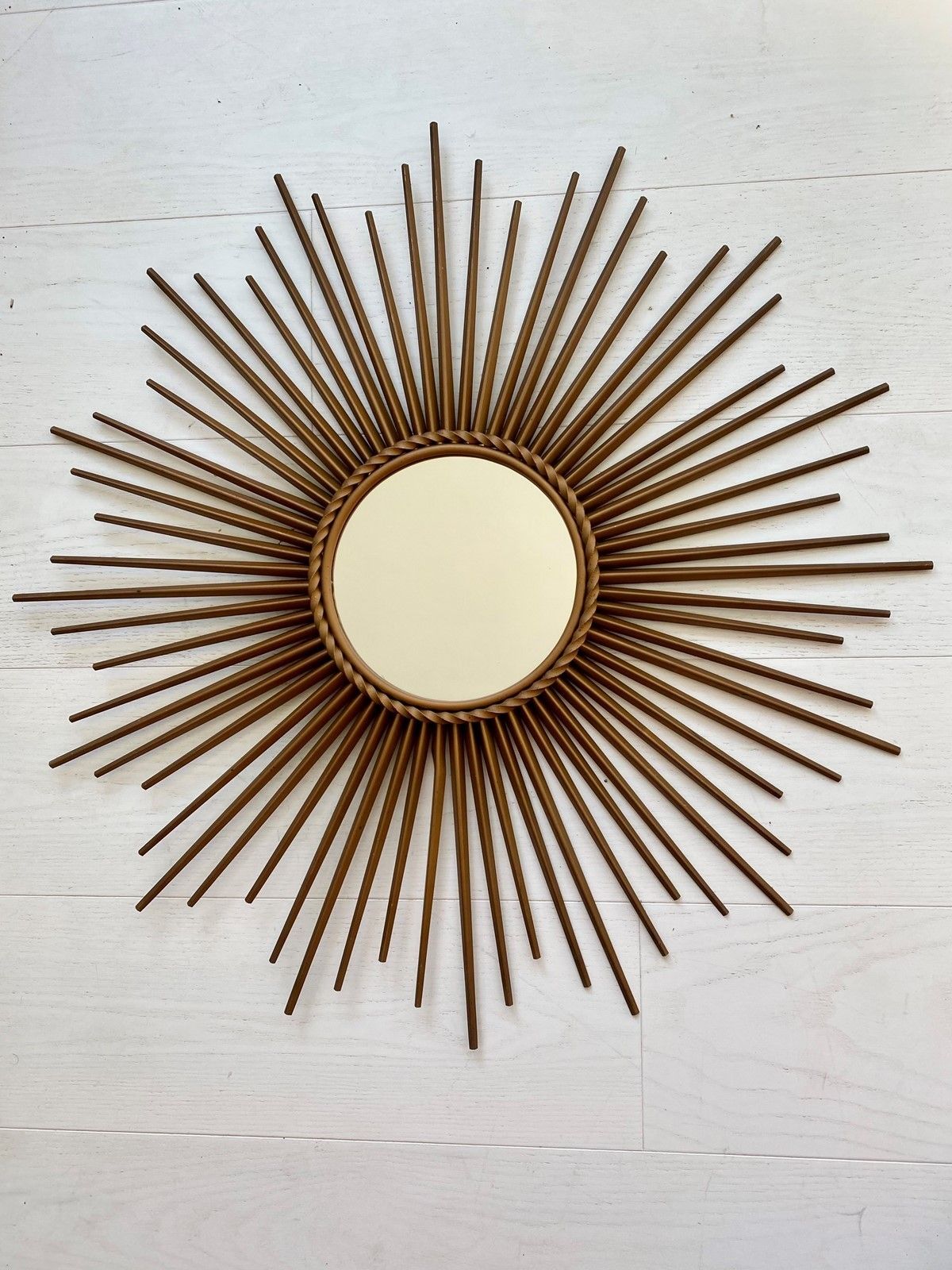 Vintage Chaty Vallauris Sunburst Mirror photo furniture