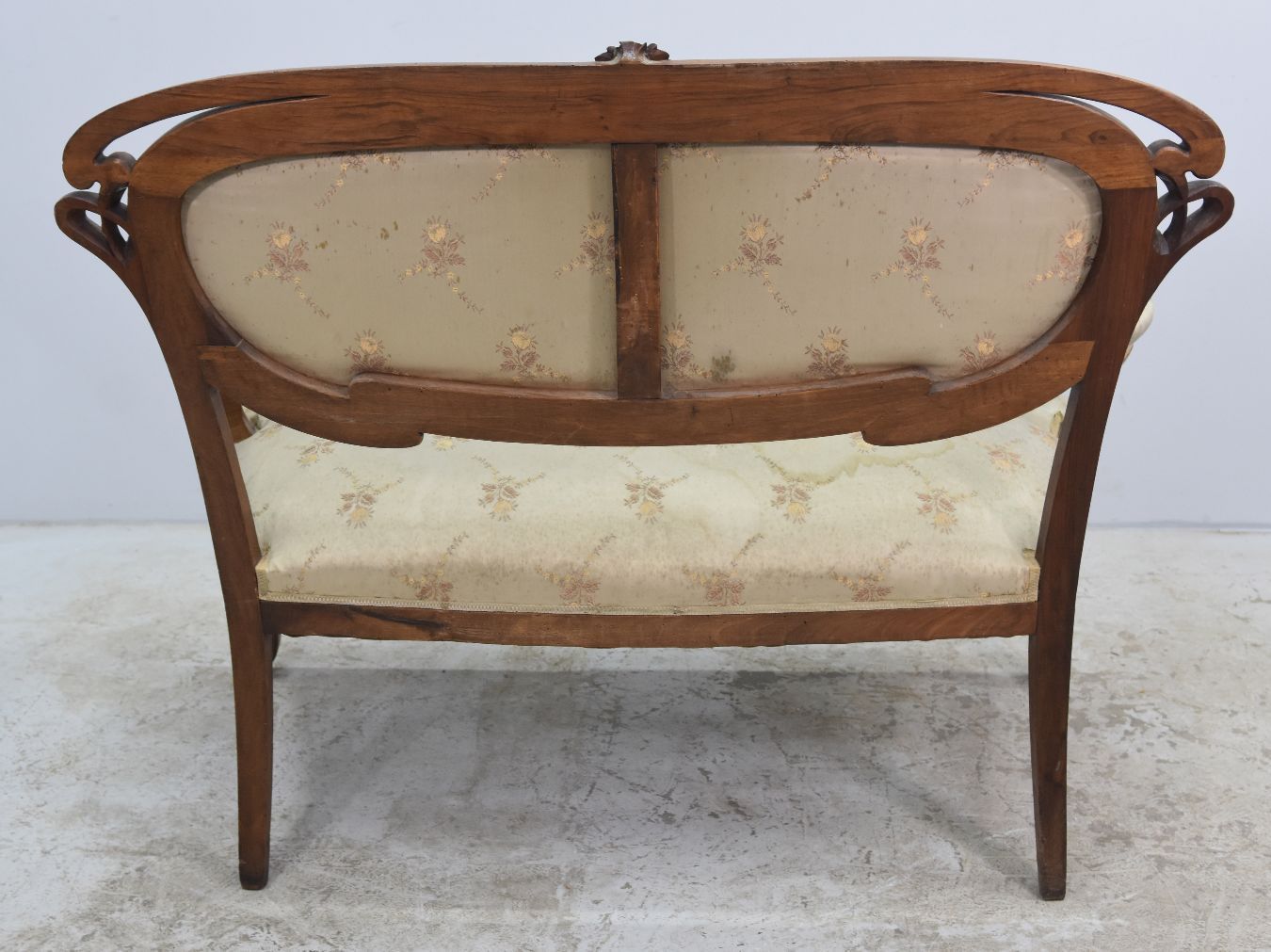 1900 Art Nouveau Bench In The Spirit Of Majorelle photo furniture