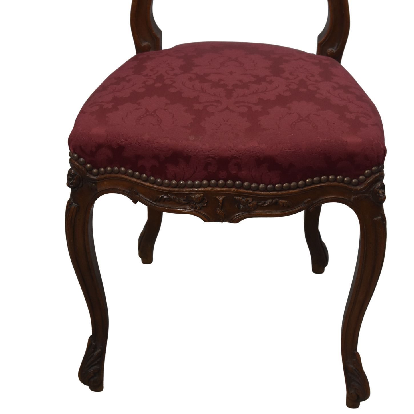Louis XV Style Chair In Walnut (Pair) photo Furniture