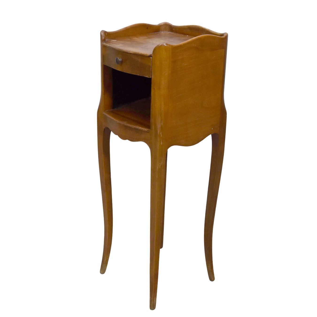 Louis XV Style Cherrywood Bedside Table Early Twentieth photo furniture