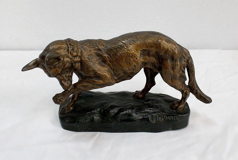 Bronze German Shepherd Dog By Cartier, Early 20th Century