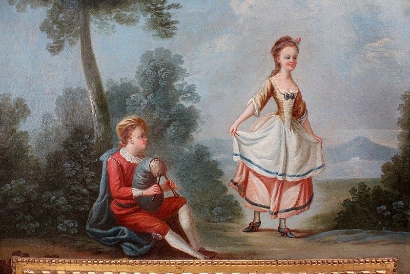 Large Trumeau Mirror, 1800s, Antique photo 2513.2