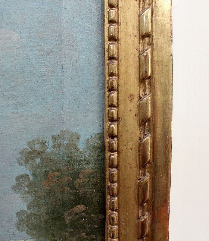 photo furniture Large Trumeau Mirror, 1800s, Antique
