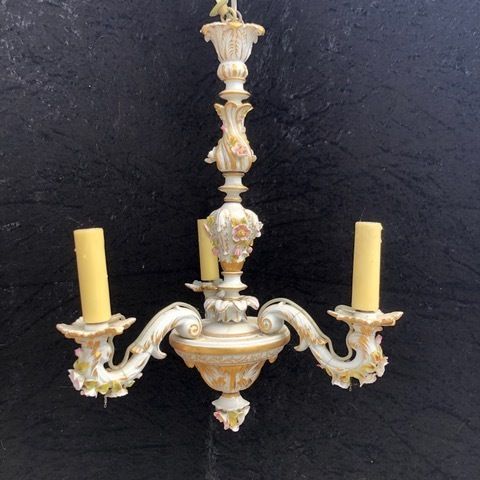 Capodimonte Porcelain Chandelier