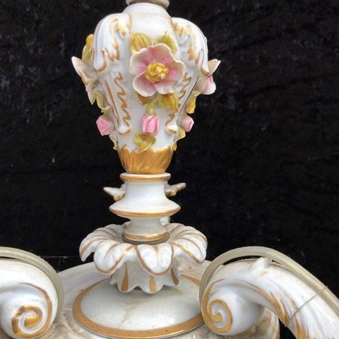 Capodimonte Porcelain Chandelier photo buy