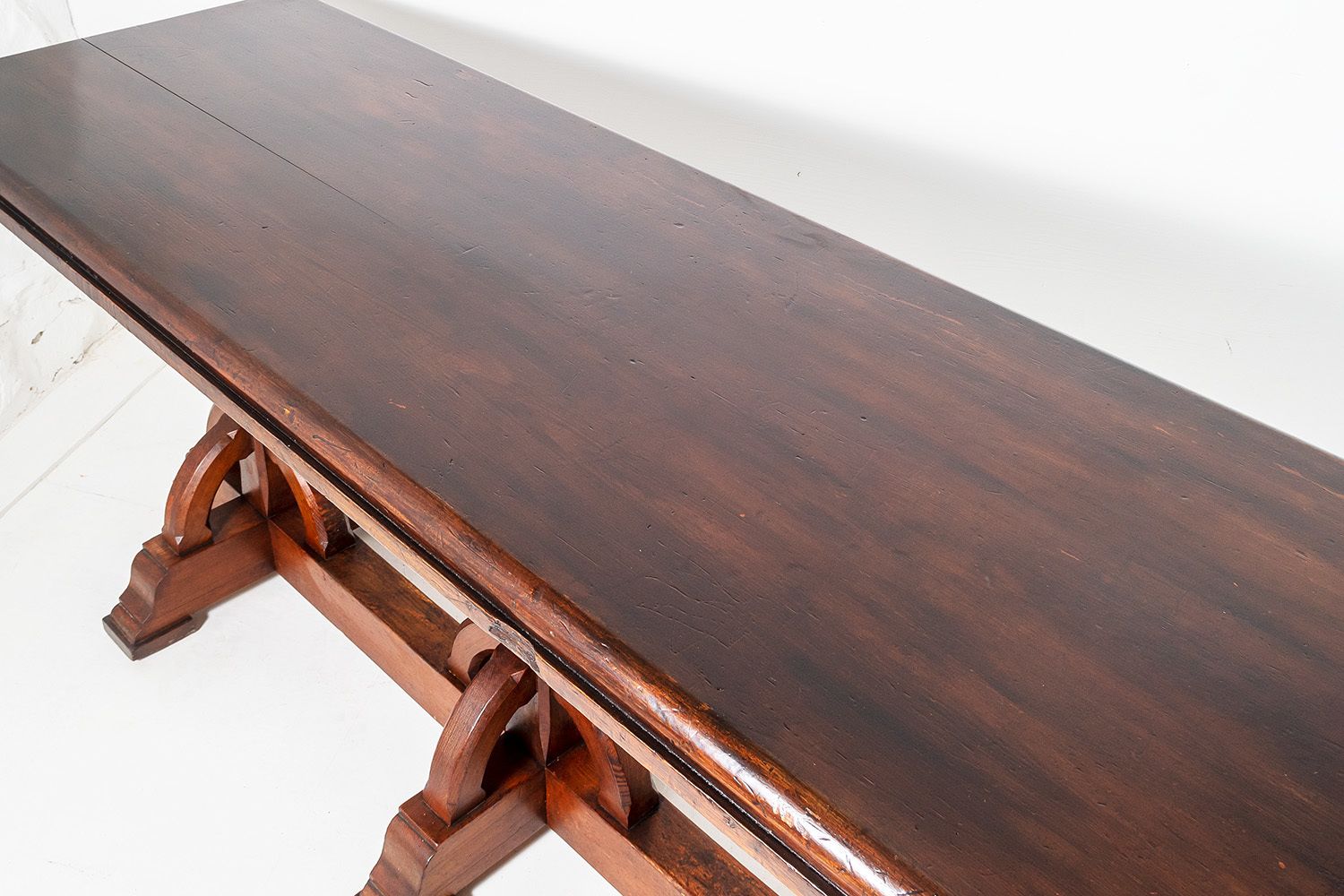 photo furniture Large Scale Victorian Ecclesiastical Gothic Revival Aesthetic Centre Table In The Manner Of A.W.N Pugin