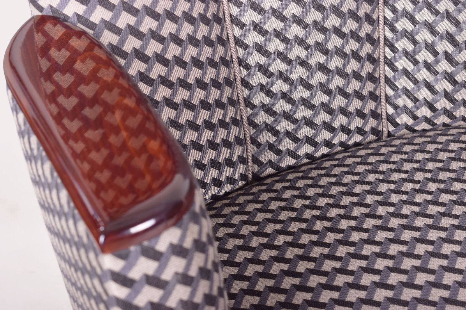 Furniture Pair Of Mahogany Art Deco Armchairs, Made In France, Fully Restored, 1920 1929 photo
