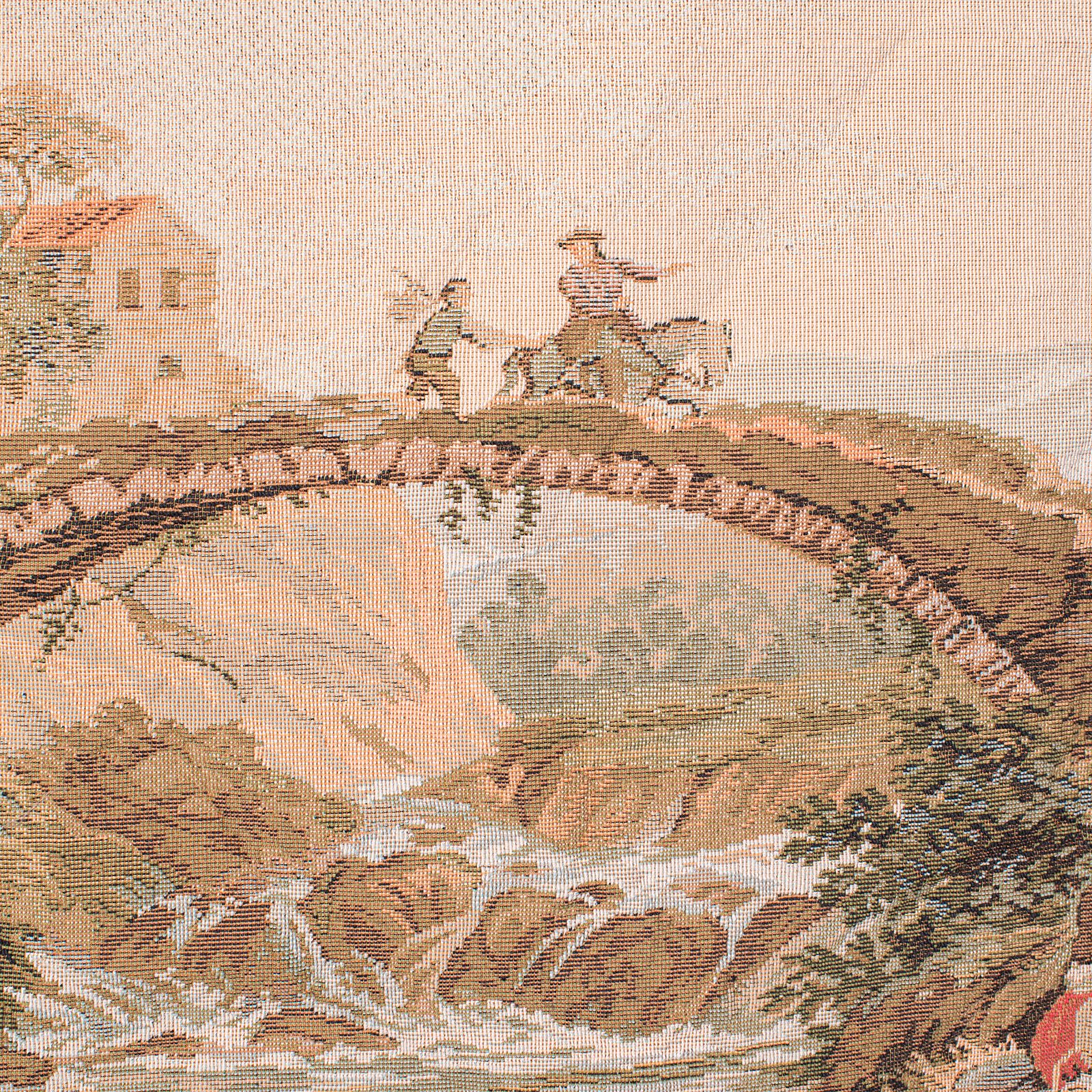 Large Vintage Decorative Panel, Continental, Needlepoint Tapestry, Circa 1980 photo buy